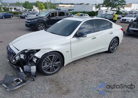 2016 Infiniti Q50 3.0T Sport z USA, uszkodzony, nr VIN JN1EV7AP8GM303612